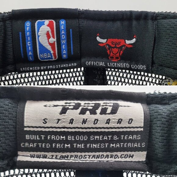 Chicago Bulls Snapback Hat Pro Standard NBA Mesh Luxury Collection NWT - Picture 6 of 12